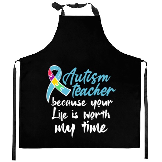 Autism Teacher Kitchen Aprons