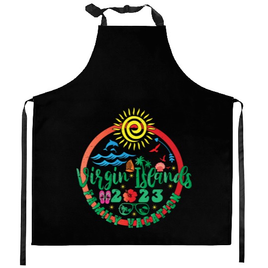 Family Vacation To US Virgin Islands 2023 Family Kitchen Aprons