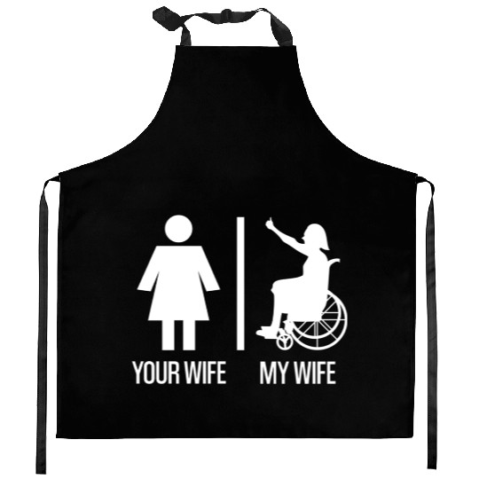 Leg Amputee Husband Kitchen Aprons