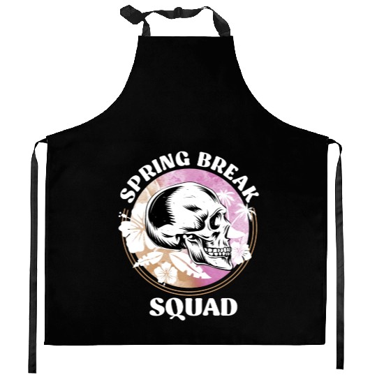 Spring Break Squad Summer Vacation Spring Break Kitchen Aprons