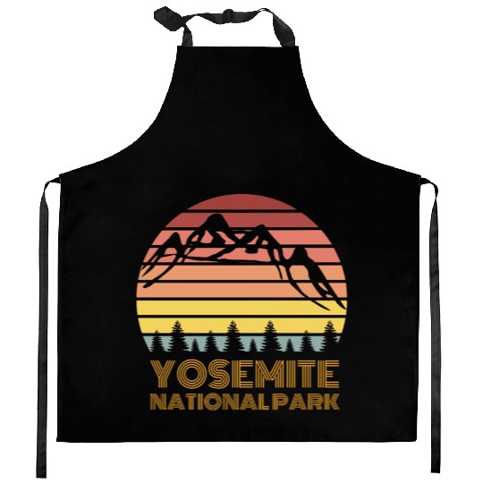 Yosemite National Park Kitchen Aprons