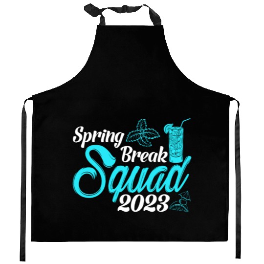 Spring Break Squad 2023 Vacation Spring Break Kitchen Aprons