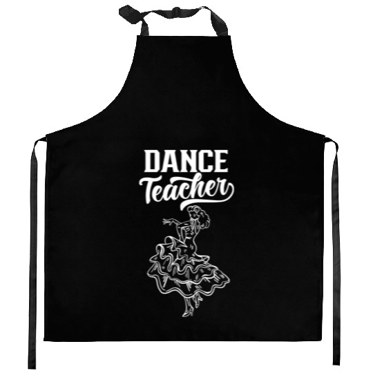 Dance Teacher Dancing Dancer Teach Class Kitchen Aprons