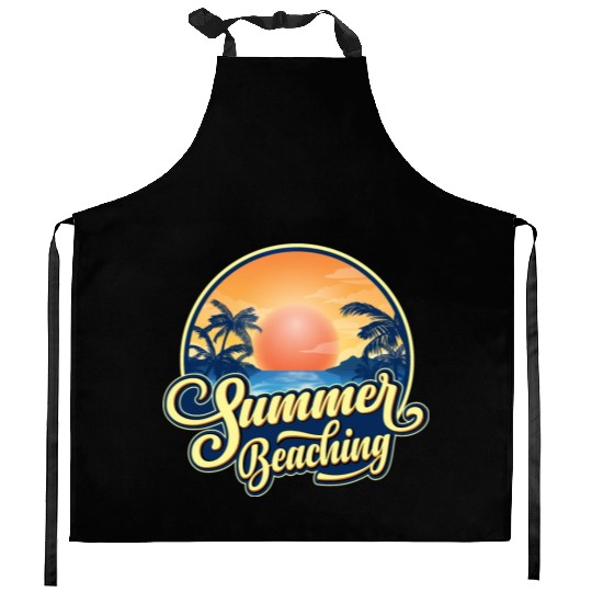 Summer Beaching Kitchen Aprons