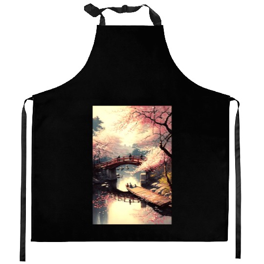 Cherry Blossom Season in Tokyo: A Visual Delight Kitchen Aprons