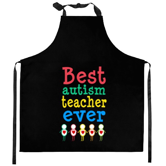 Autism Teacher Gift Kitchen Aprons