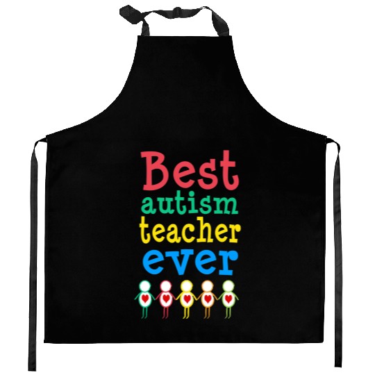 Autism Teacher Gift Kitchen Aprons