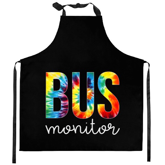 Bus Monitor Appreciation Day Hello Back To School Kitchen Aprons