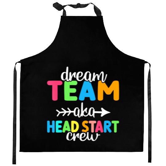 Dream Team aka Head Start Crew Teacher Preschool Kitchen Aprons