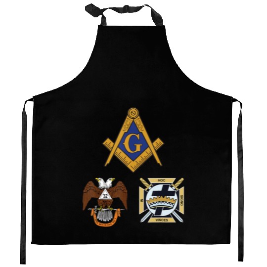 Mason Scottish Rite Knights Templar Kitchen Aprons