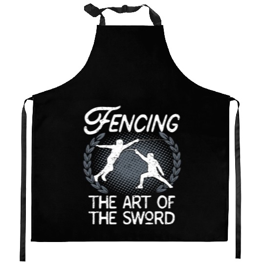 Fencing The Art Of The Sword Fencer Kitchen Aprons