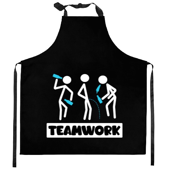 Teamwork Summer Vacation with Friends Spring Break Kitchen Aprons