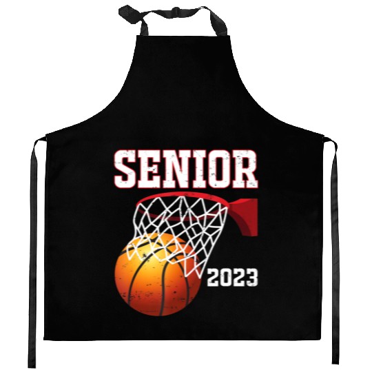 Graduate Senior Class of 2023 Basketball Player Kitchen Aprons