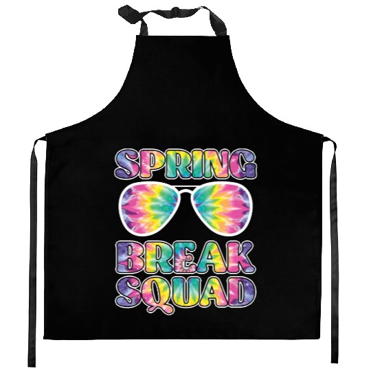 Spring Break Squad Summer Vacation Spring Break Kitchen Aprons
