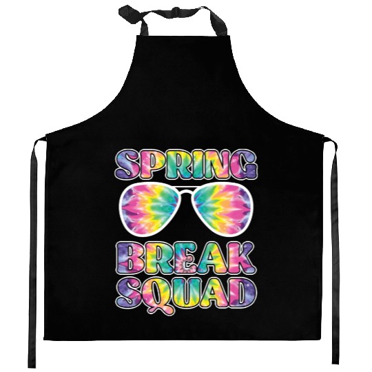 Spring Break Squad Summer Vacation Spring Break Kitchen Aprons