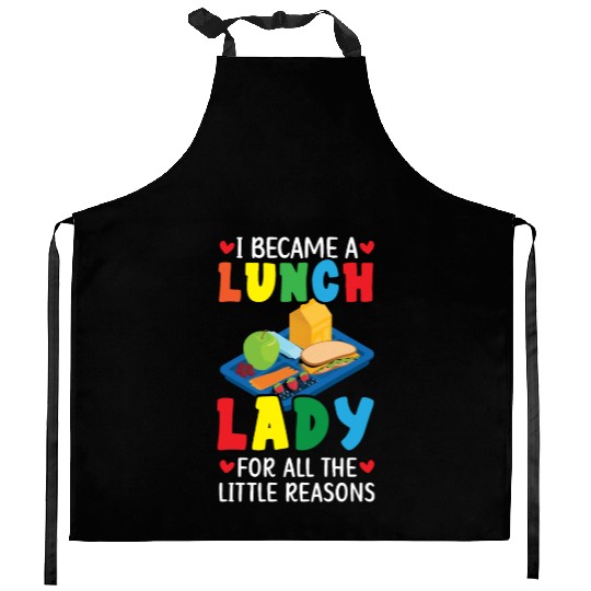 Lunch Boss Cafeteria Worker Lady Cook Lunch Lady Kitchen Aprons