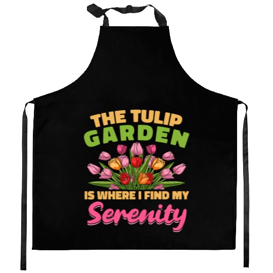 Tulip Gardening Tulips Kitchen Aprons