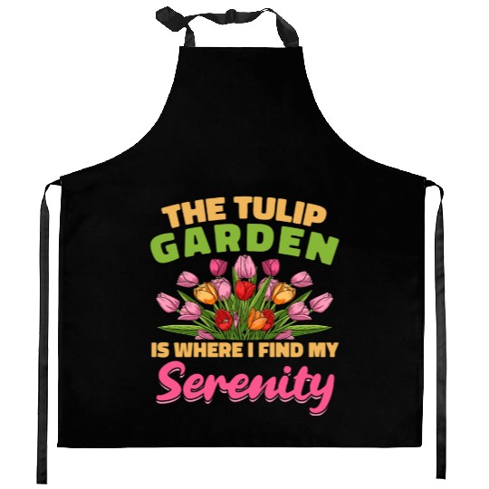 Tulip Gardening Tulips Kitchen Aprons