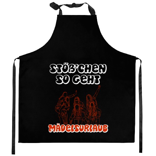 Cheers girls trip girls vacation Spring Break Kitchen Aprons