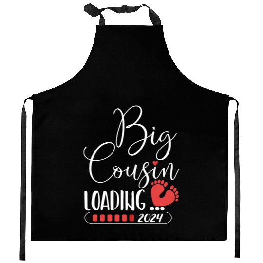 Big cousin loading 2024 for pregnancy announcement Kitchen Aprons
