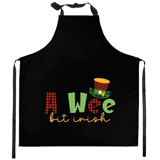 A Wee Bit Irish Sublimation Kitchen Aprons