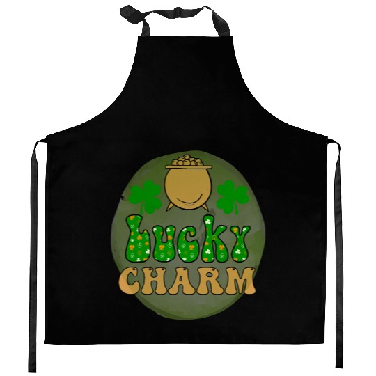 LuckyPatricks Day Sublimation Kitchen Aprons