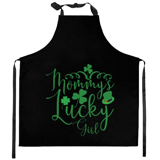 Mommys Lucky Girl Kitchen Aprons