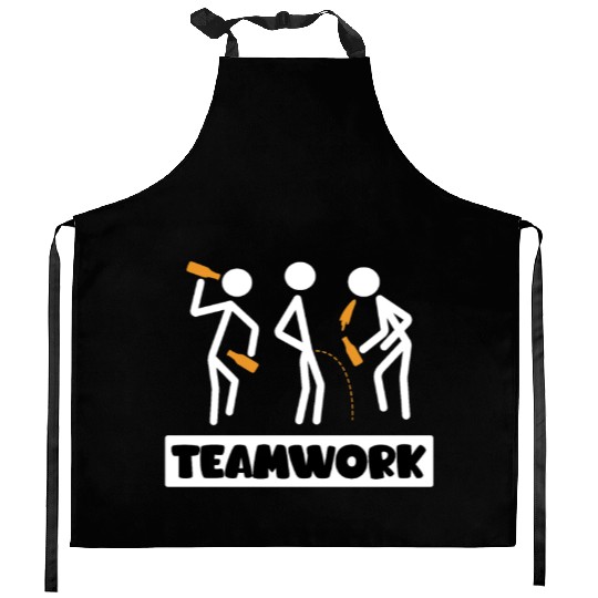 Teamwork Summer Vacation with Friends Spring Break Kitchen Aprons