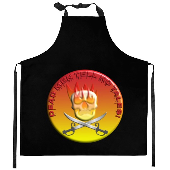 Dead men tell no tales Kitchen Aprons