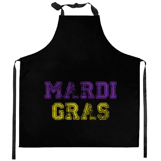Mardi Gras Carnival Fiesta Party Louisiana New Orl Kitchen Aprons
