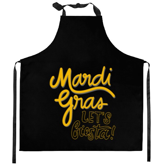 Mardi Gras Carnival Fiesta Party Louisiana New Orl Kitchen Aprons