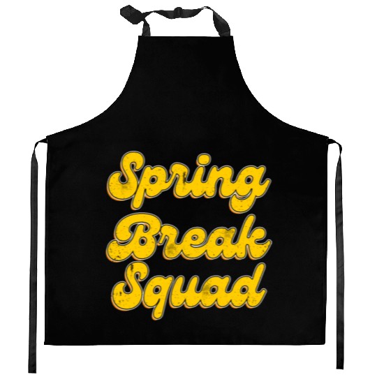 Spring Break Squad Summer Vacation Spring Break Kitchen Aprons