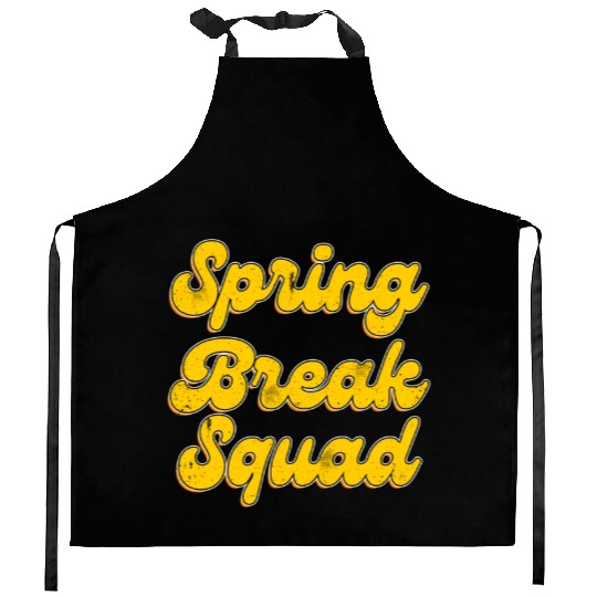 Spring Break Squad Summer Vacation Spring Break Kitchen Aprons