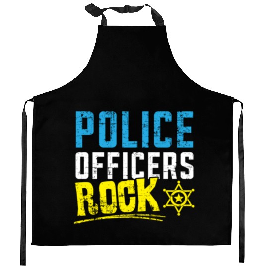 Military Police Officer Cop Law Enforcement Kitchen Aprons