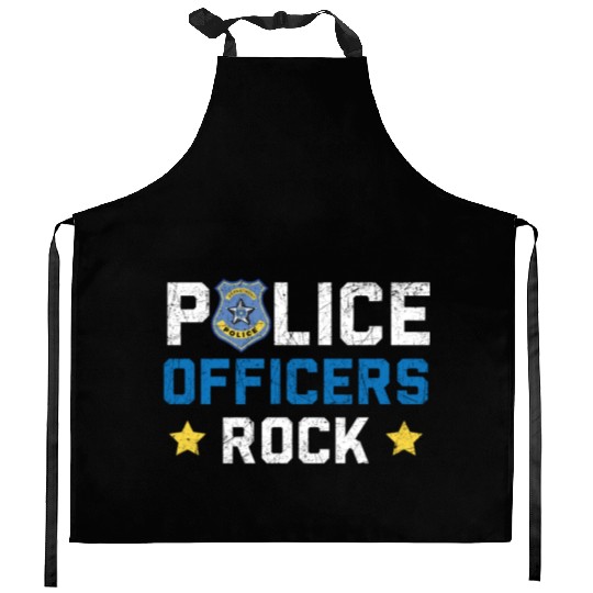 Military Police Officer Cop Law Enforcement Kitchen Aprons