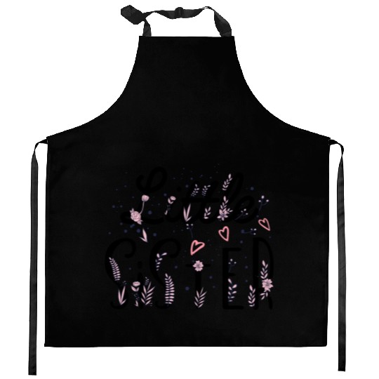 Little Sister, sister gift, promoted to Little sis Kitchen Aprons