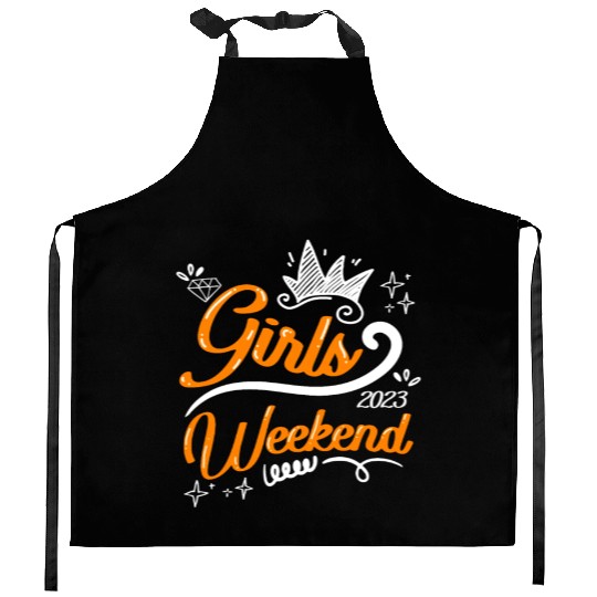 Girls Weekend Vacation Girls Trip Spring Break Kitchen Aprons