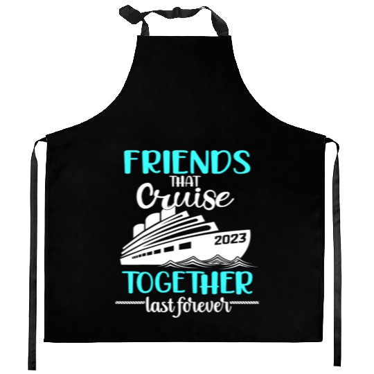 Friends Cruise 2023 Kitchen Aprons