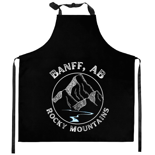 Banff Alberta Rocky Mountains Kitchen Aprons