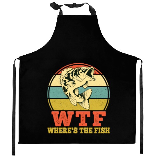 WTF Wheres The Fish Kitchen Aprons