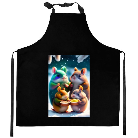 Cute Totoro Kitchen Aprons