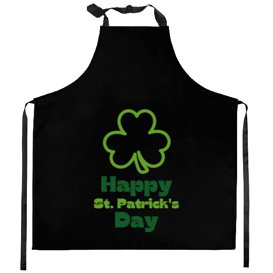 Happy St Patricks Day | Saint Patricks Day Kitchen Aprons