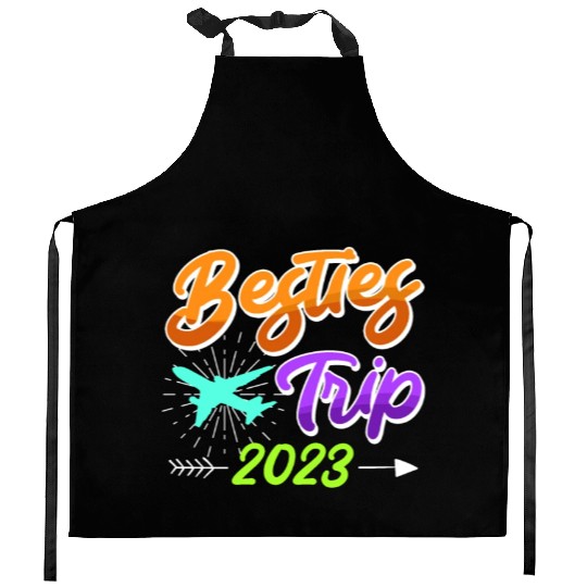Besties Trip 2023 Vacation Friends Spring Break Kitchen Aprons