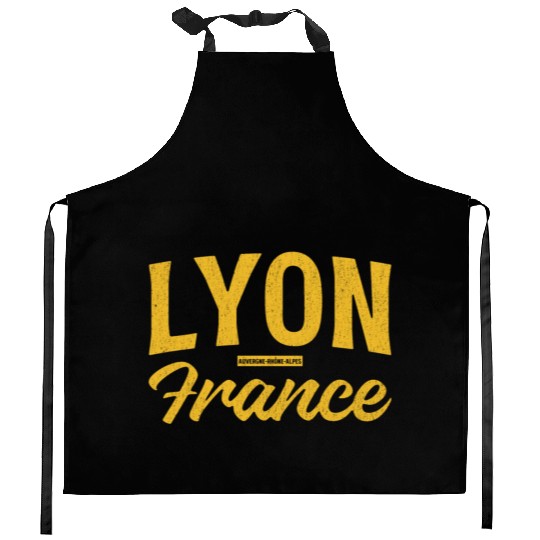 Lyon - France - City - French Kitchen Aprons