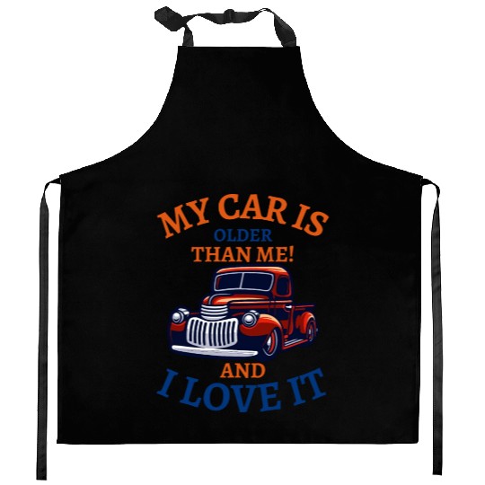 Classic Car my car is older thant me!and i love it Kitchen Aprons
