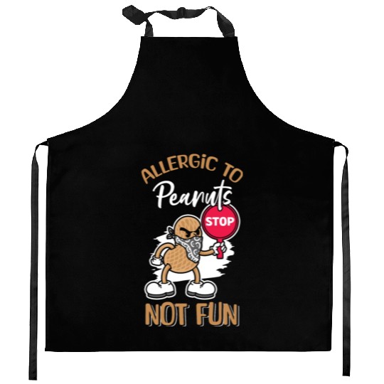 Allergic To Peanuts Not Fun Peanut Allergic Kitchen Aprons