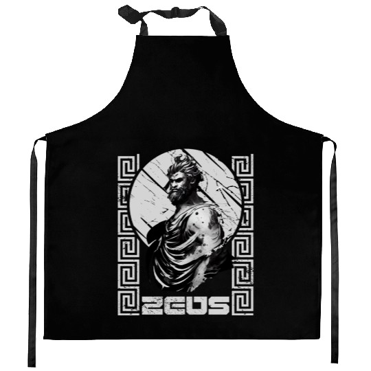 Zeus God Of Thunder Mythology Greek Gods Kitchen Aprons