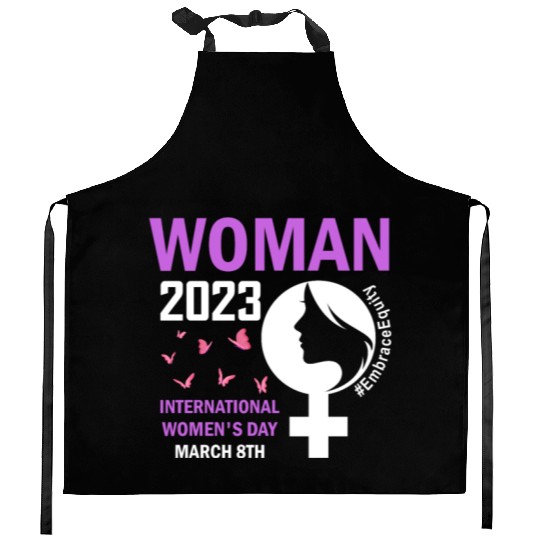 International Women's Day 2023 Embrace Equity Kitchen Aprons