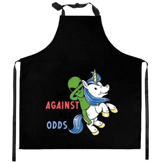 Rainbow Animal Fairy Unicorn Lover Alien Magical Kitchen Aprons