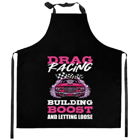 Drag Racing Drag Racer Drag Race Motor Sport Kitchen Aprons